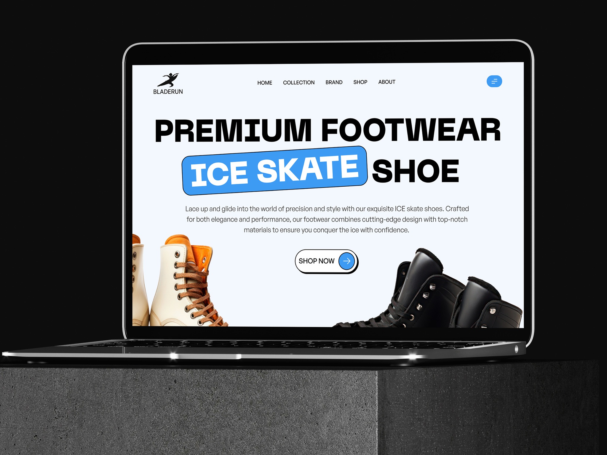 bladerun-skate-shoe-website-design