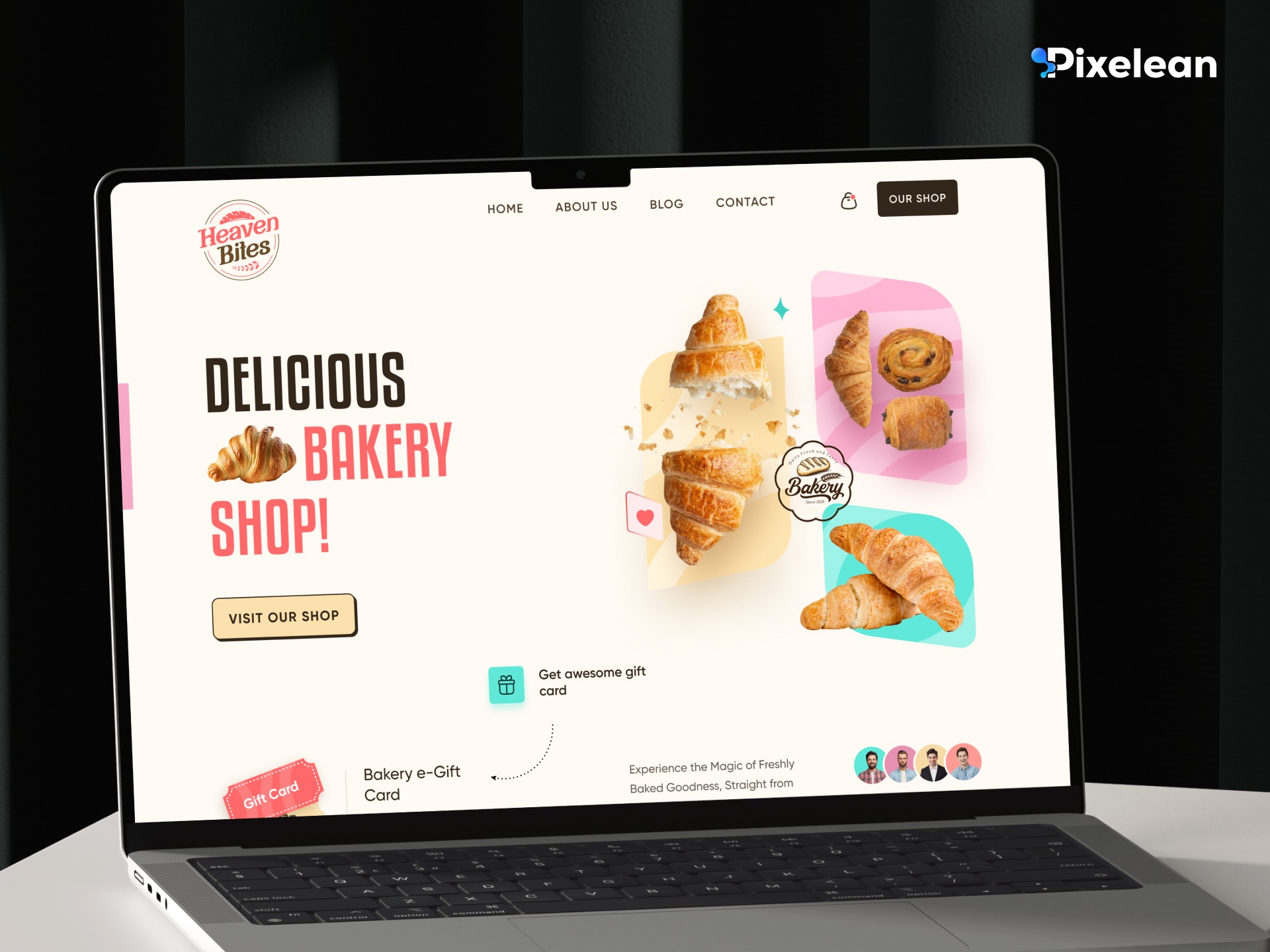 Bakery shop ecommerce website