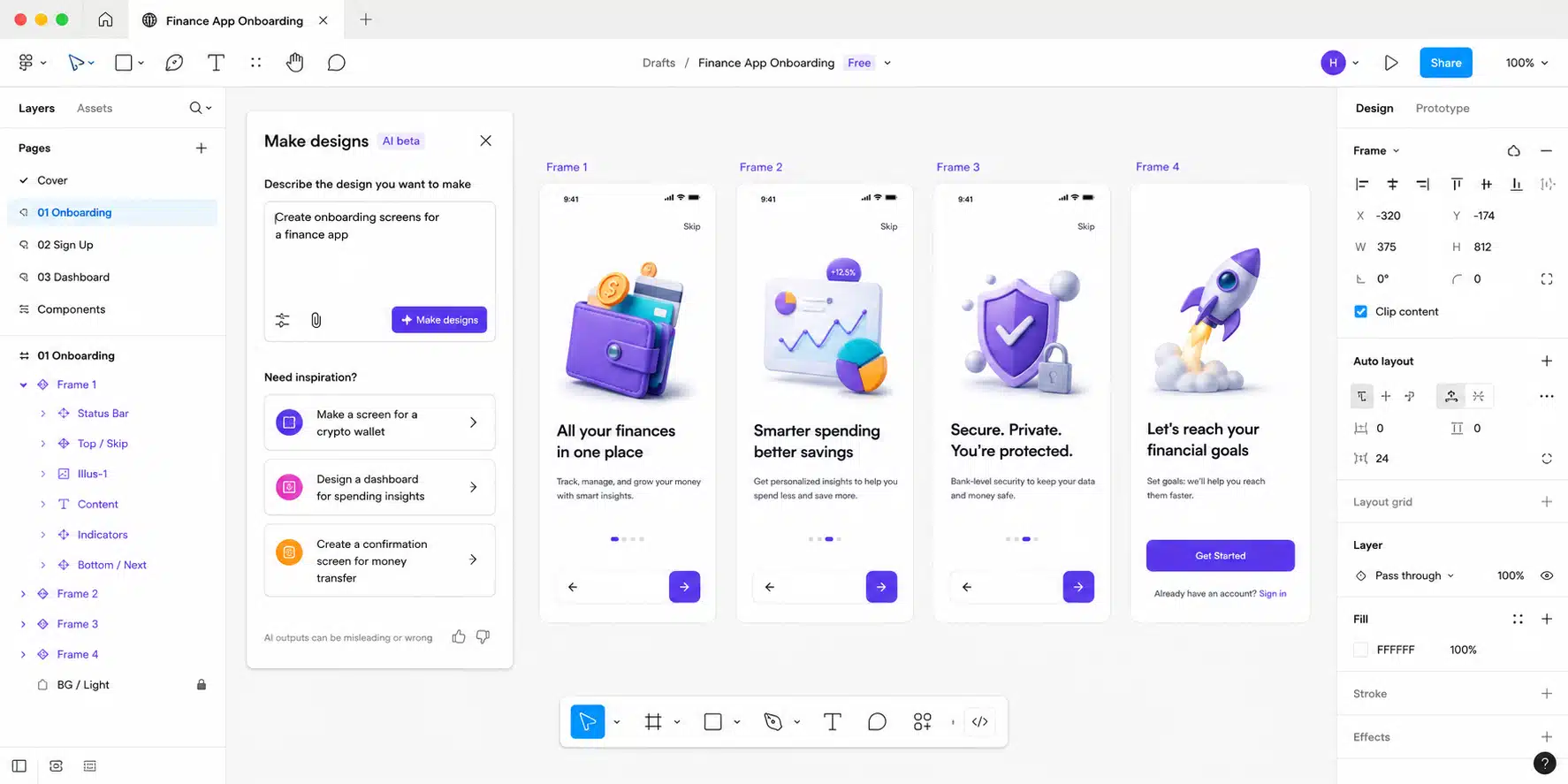AI for UI/UX design