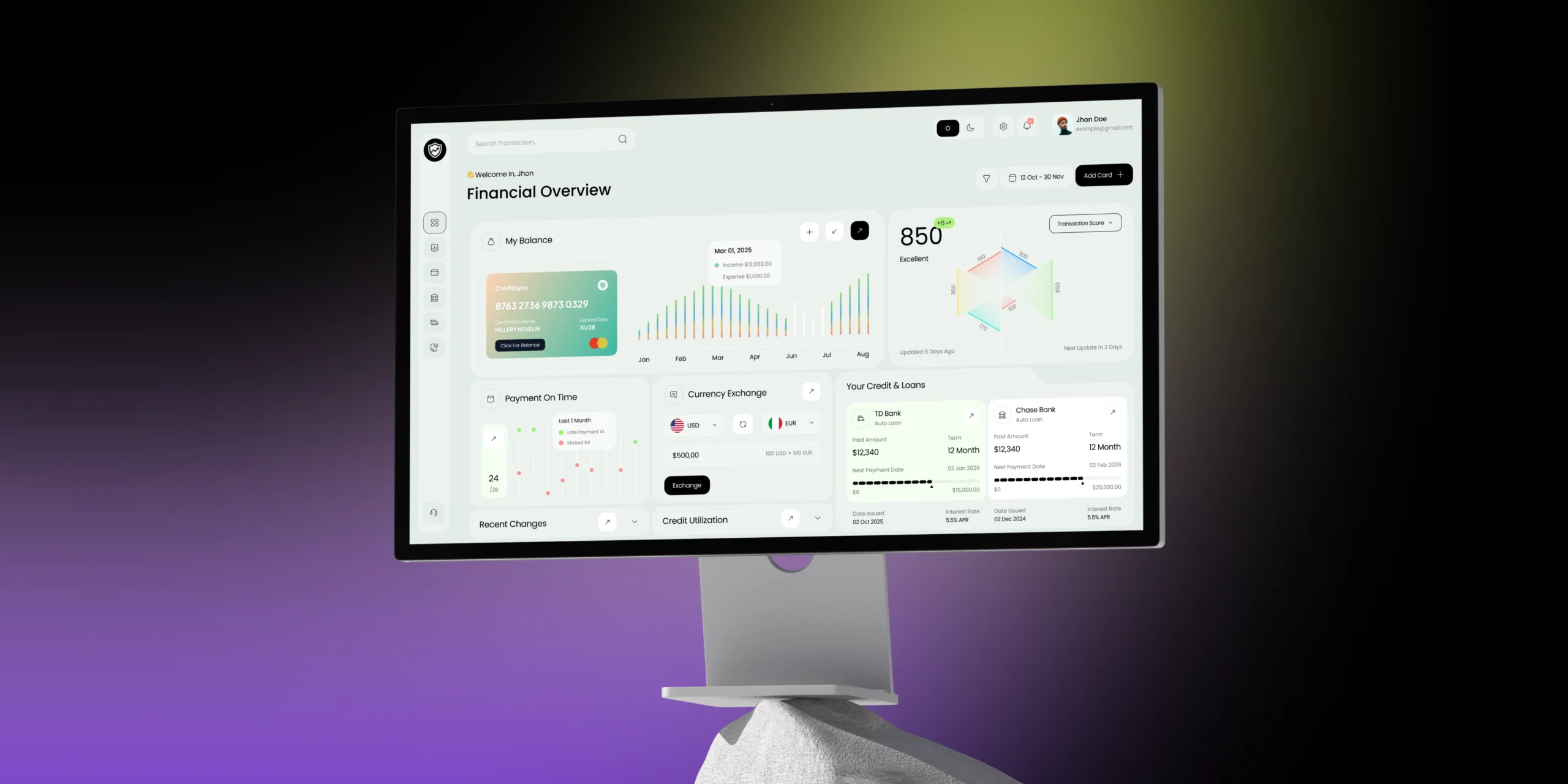 SaaS product UI design by Pixelean showing dashboard and onboarding flow