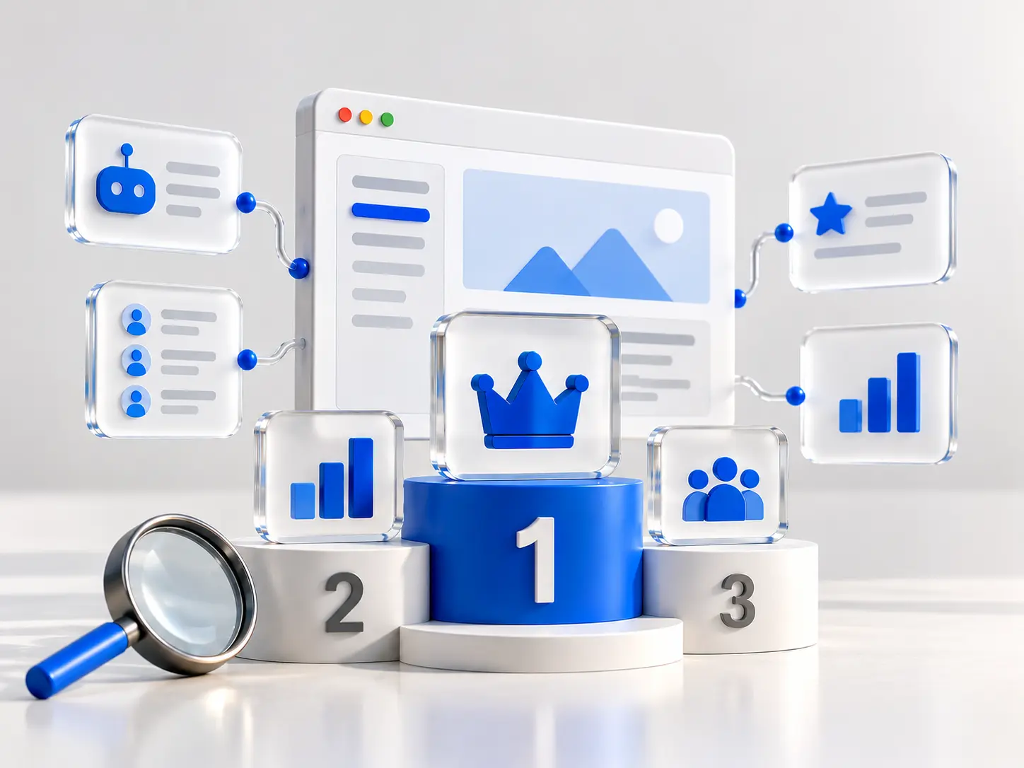 3D Analytics Podium Dashboard
