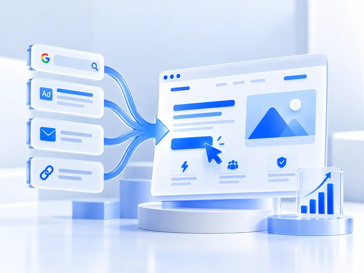 saas landing page